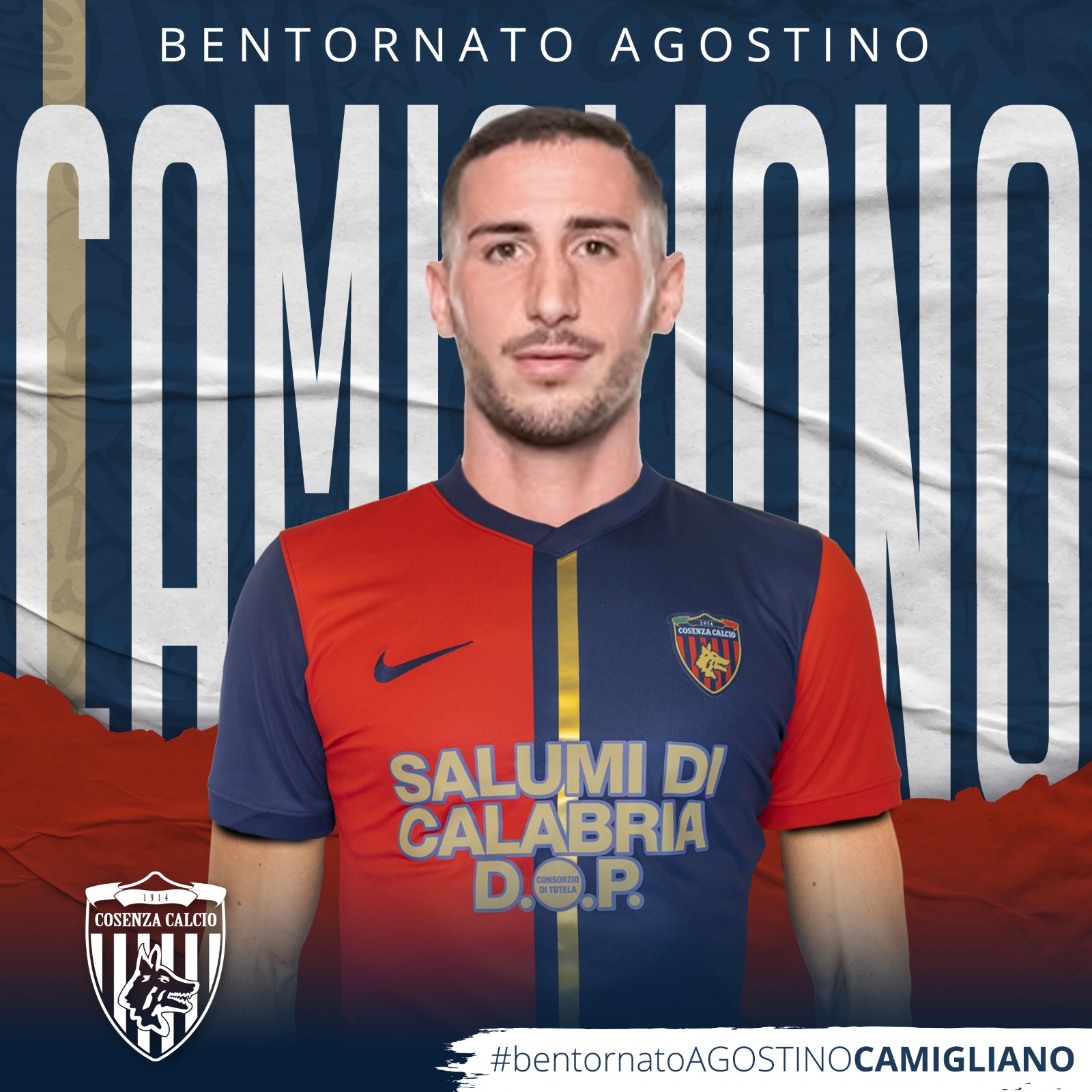Agostino Camigliano torna nel Cosenza!