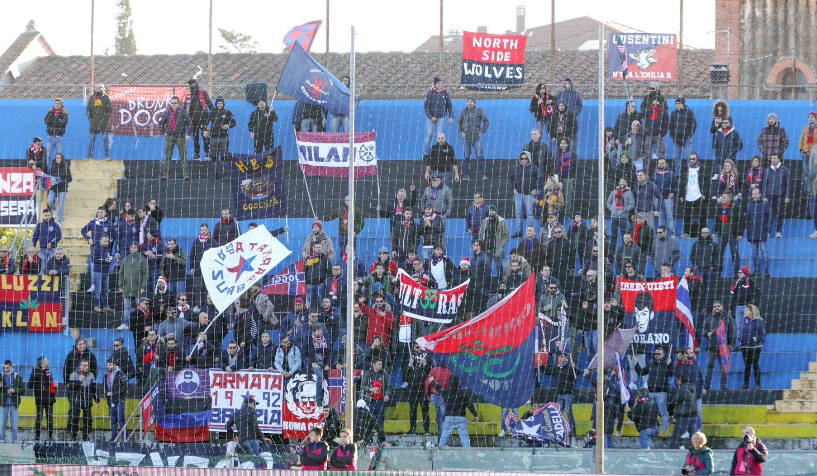 Pisa Cosenza, i tifosi rossoblù all’Arena Garibaldi