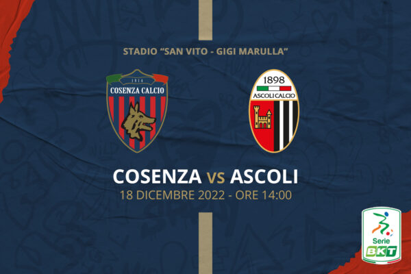 Cosenza – Ascoli 1-3