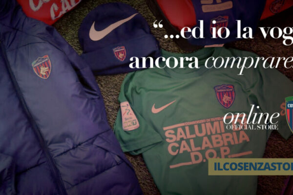 È online lo store ufficiale del Cosenza!
