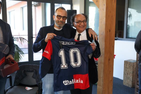 Il Presidente Guarascio alla presentazione di “Amati sempre