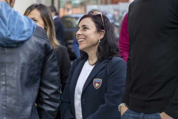 Una delegazione del Cosenza all’inaugurazione della sede della Fondazione Mancini
