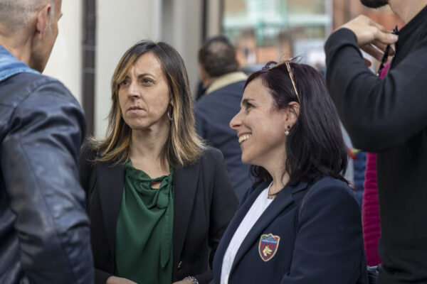 Una delegazione del Cosenza all’inaugurazione della sede della Fondazione Mancini