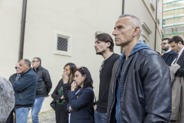 Una delegazione del Cosenza all’inaugurazione della sede della Fondazione Mancini