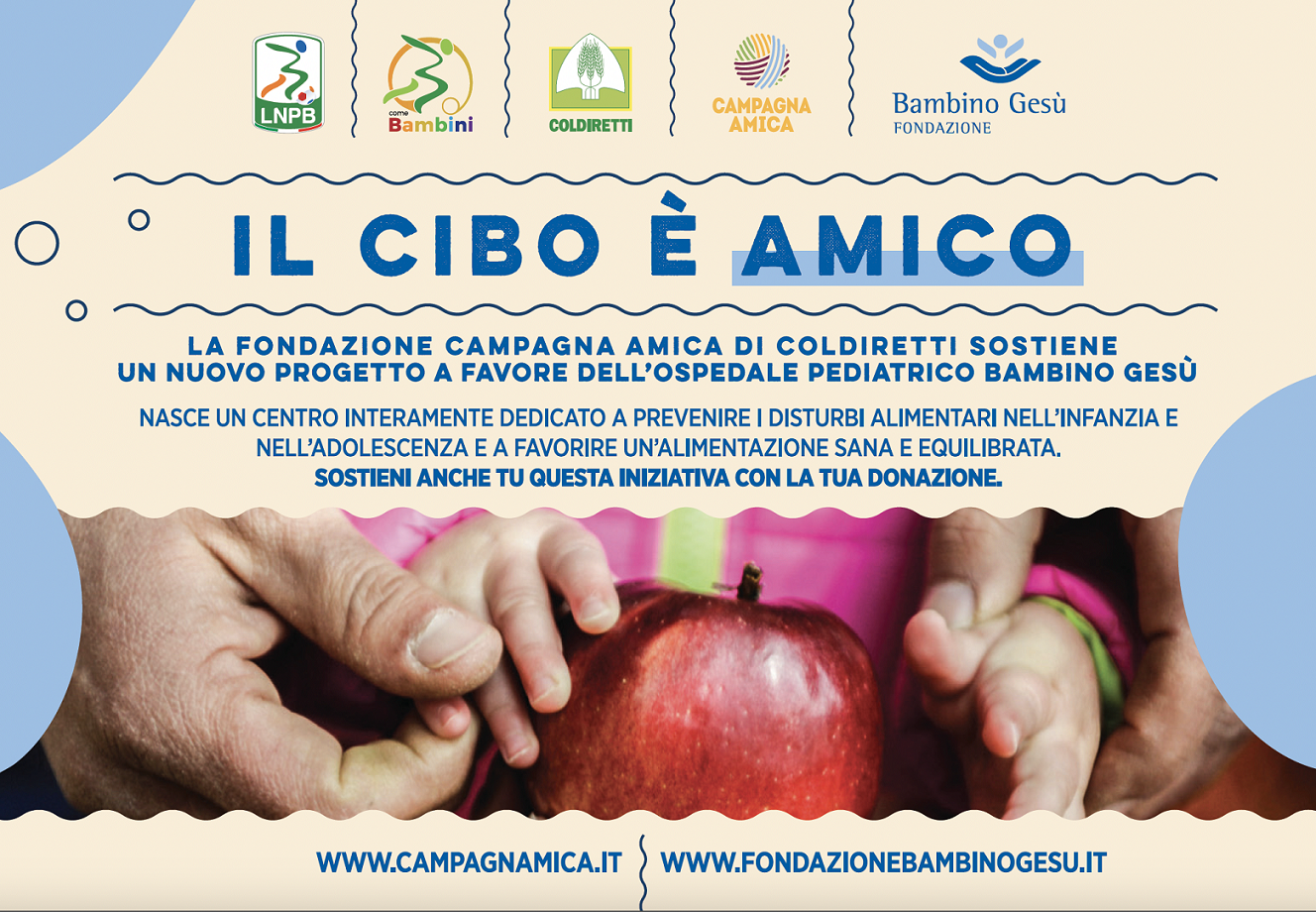 La LegaB sostiene la campagna “Il cibo è amico”