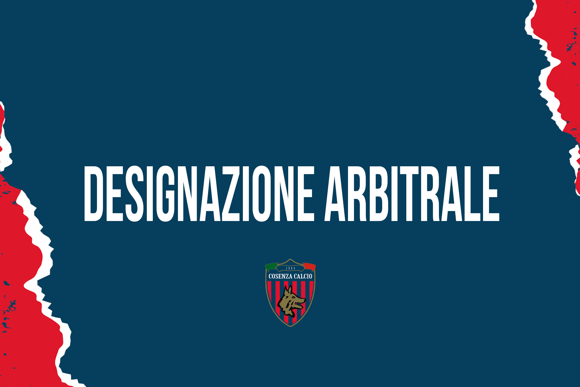 Davide Di Marco dirigerà Cosenza – Modena
