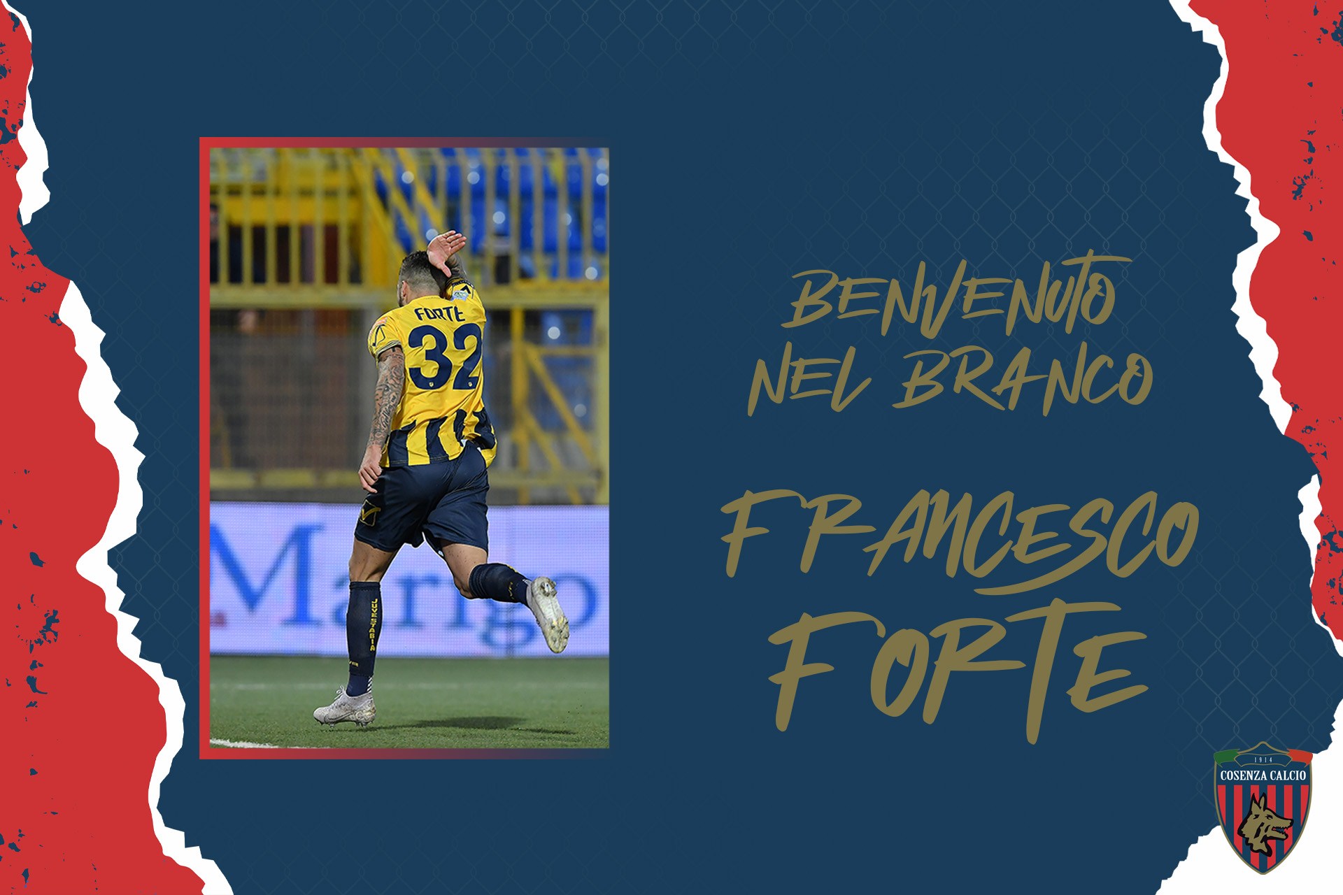🔴🔵 Francesco Forte nell’attacco del Cosenza!