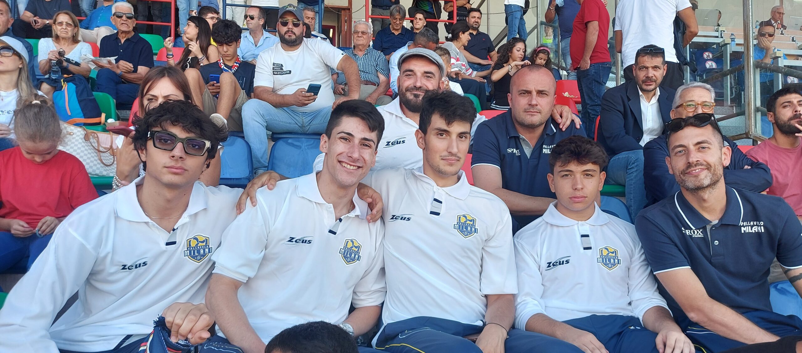⚽️🏐 La New Tech Pallavolo Milani sugli spalti del Marulla
