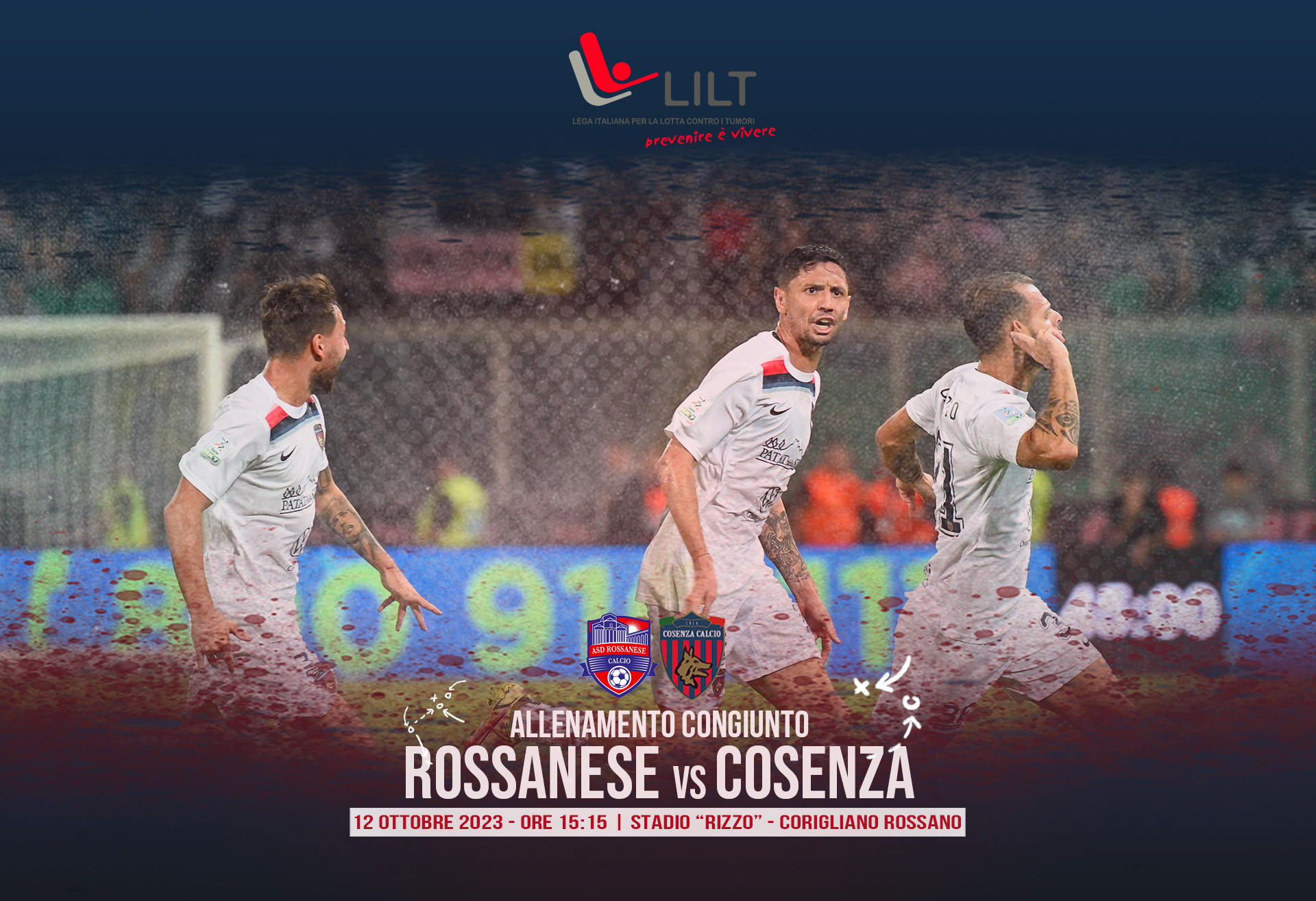 🏟 Cosenza e Rossanese in campo per la Lilt