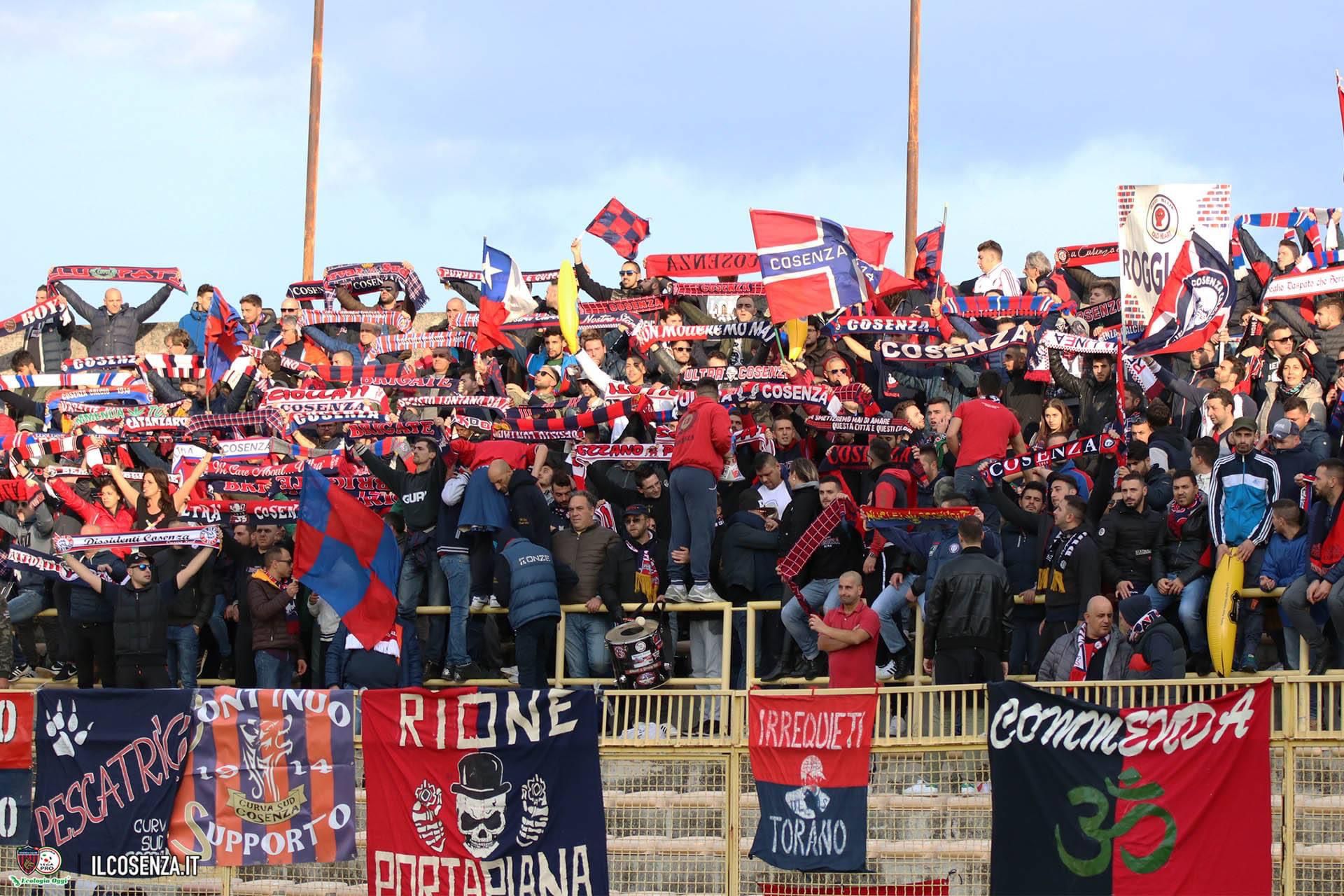 Catanzaro – Cosenza, info per i sostenitori rossoblù.