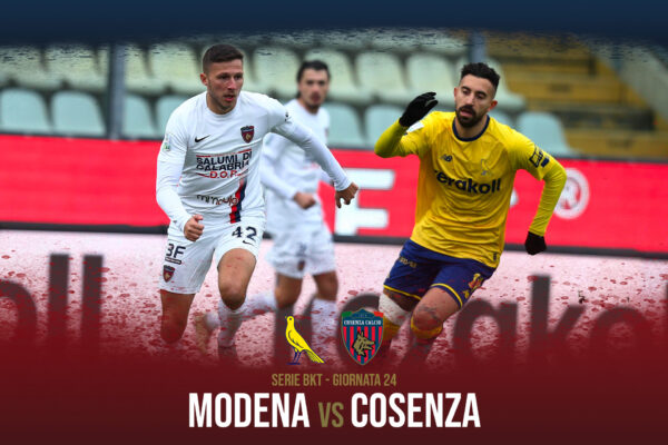 🔴🔵 Il match program di Modena – Cosenza