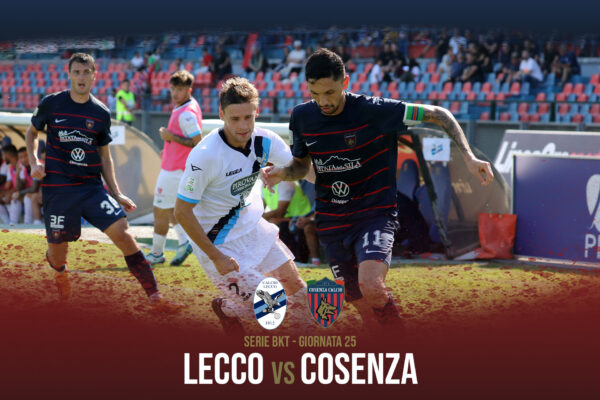 🔴🔵 Il match program di Lecco – Cosenza