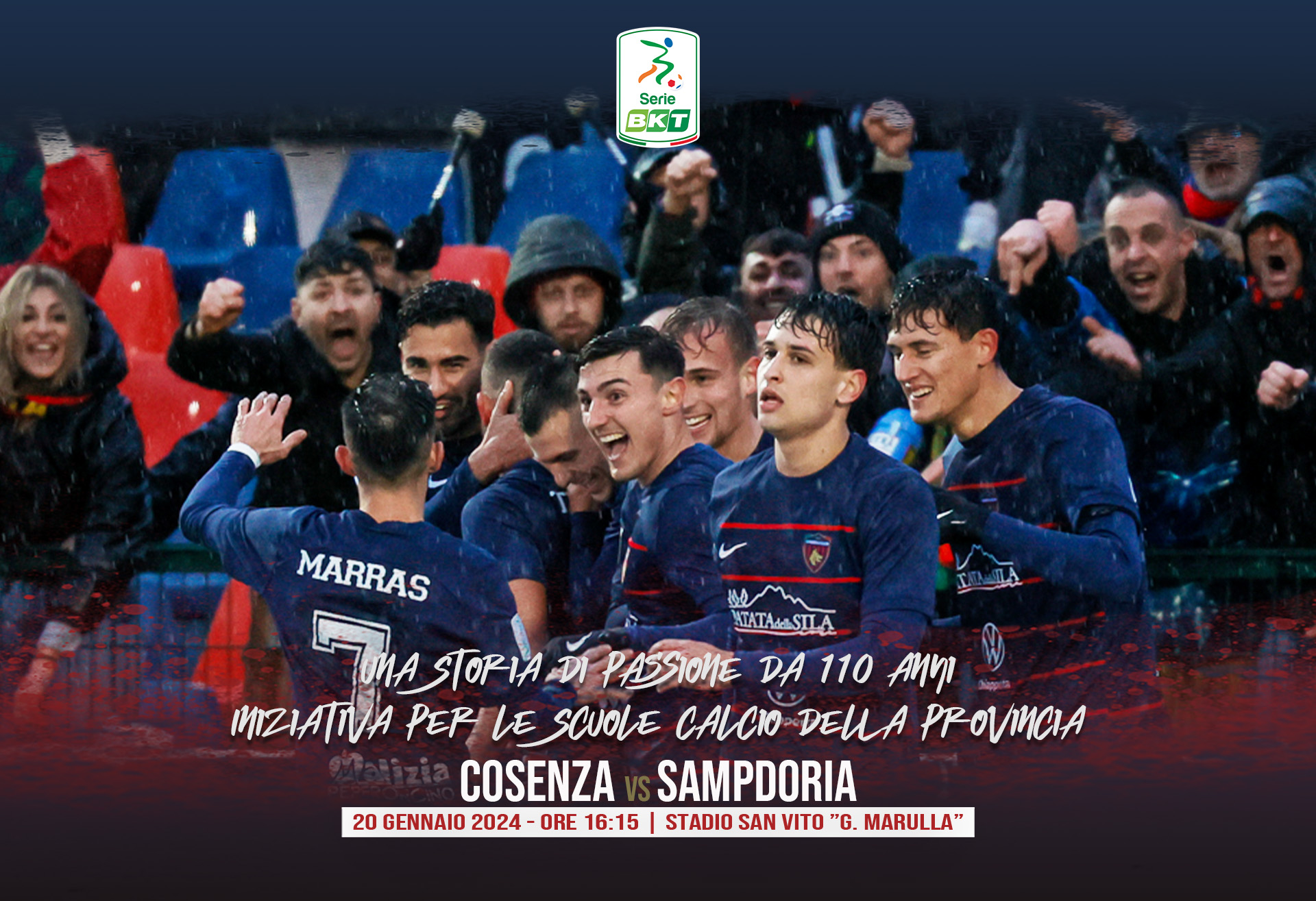 🔴🔵 Le scuole calcio al Marulla per il 110° compleanno del Cosenza