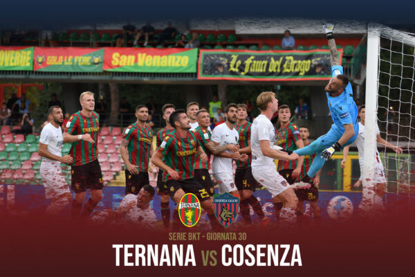 Il match program di Ternana – Cosenza