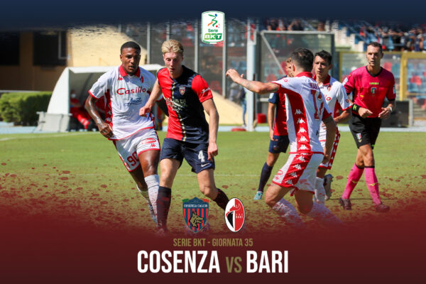 📝 Il match program di Cosenza – Bari