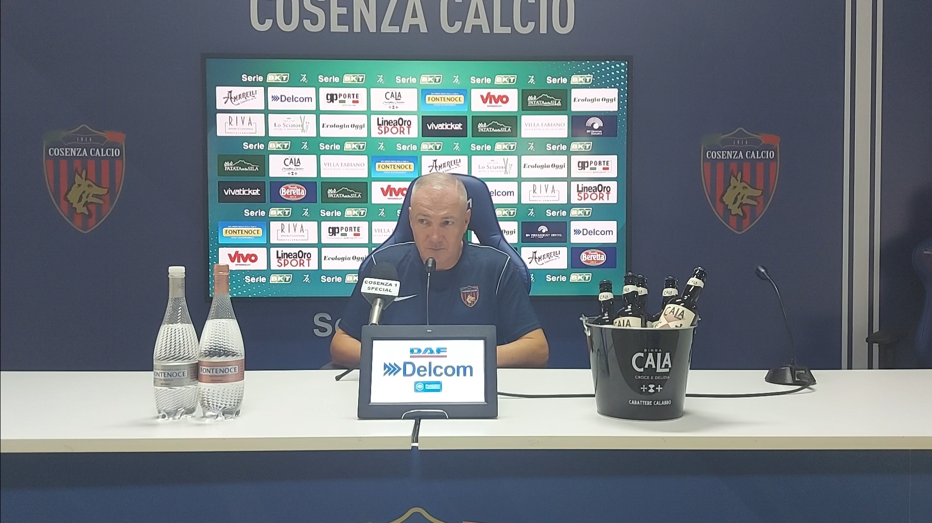 🎙Massimiliano Alvini, in conferenza stampa, presenta Mantova – Cosenza