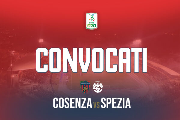 🔴🔵 I convocati per Cosenza – Spezia