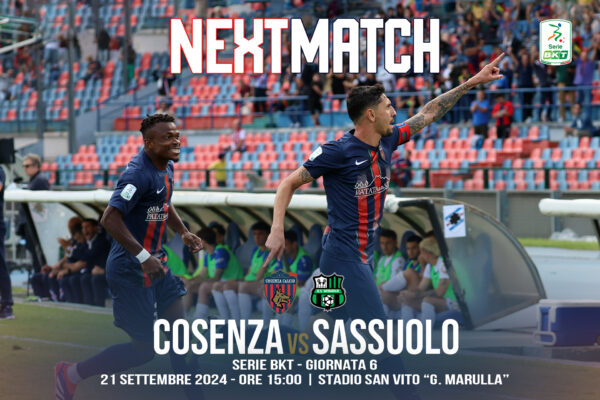 🔴🔵 Prevendita Cosenza – Sassuolo attiva!
