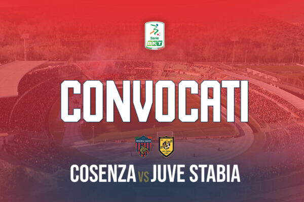 🔴🔵 I convocati per Cosenza – Juve Stabia