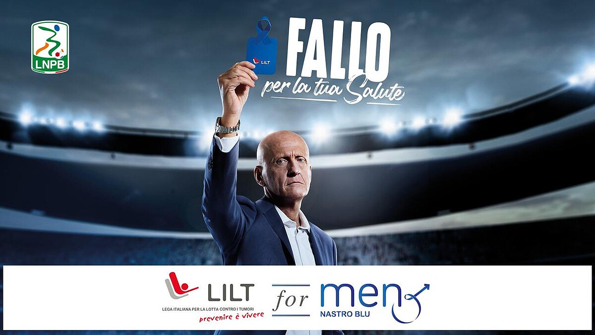 📣Lega B con LILT per la prevenzione dei tumori maschili