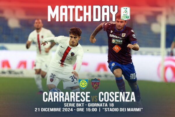 🏟 Carrarese – Cosenza 1-0 (Live)