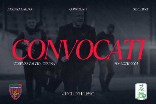 🔴🔵 I convocati per Cosenza – Cesena