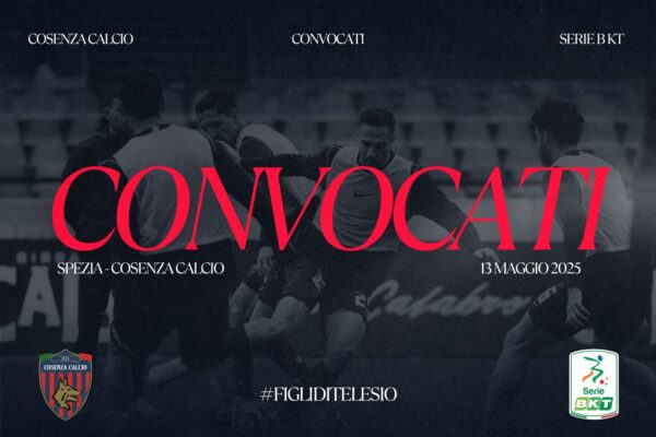 🔴🔵 I convocati per Spezia – Cosenza