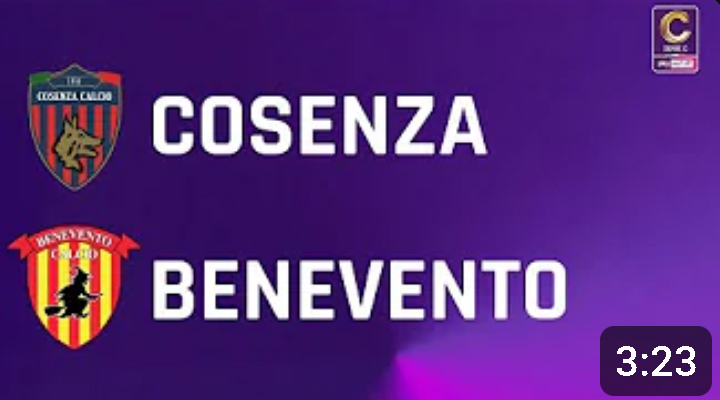 Cosenza-Benevento 2-1 | Gli Highlights