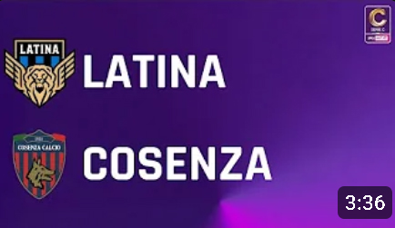 Latina-Cosenza 0-1 | Gli Highlights