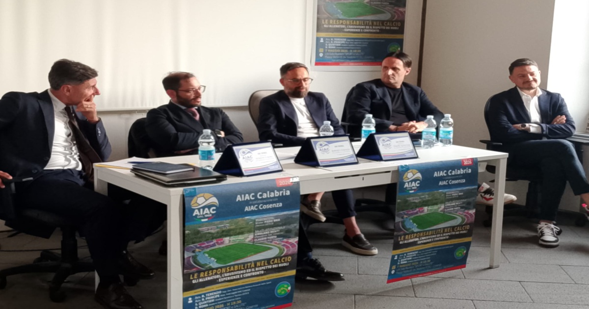 “Le Responsabilità nel Calcio”, incontro con il direttore sportivo Domenico Roma