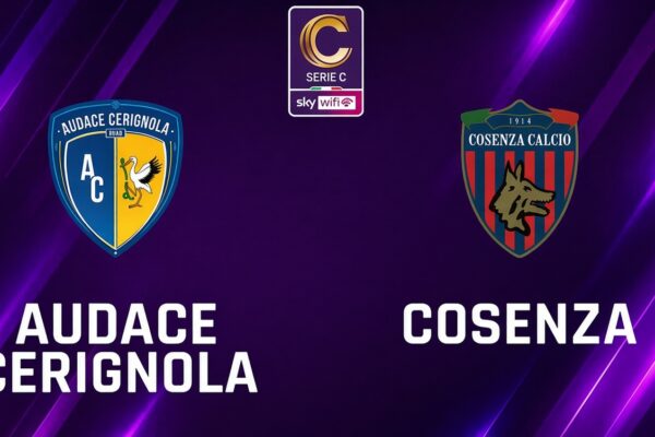 Audace Cerignola – Cosenza – 3 – 1 | Gli Highlights