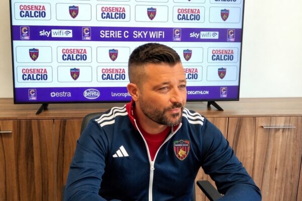 Mister Coppitelli: «Credo nel percorso del Cosenza Calcio»
