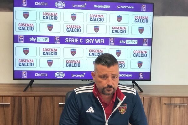 Cosenza Calcio, mister Coppitelli: «Possiamo avere buoni risultati»